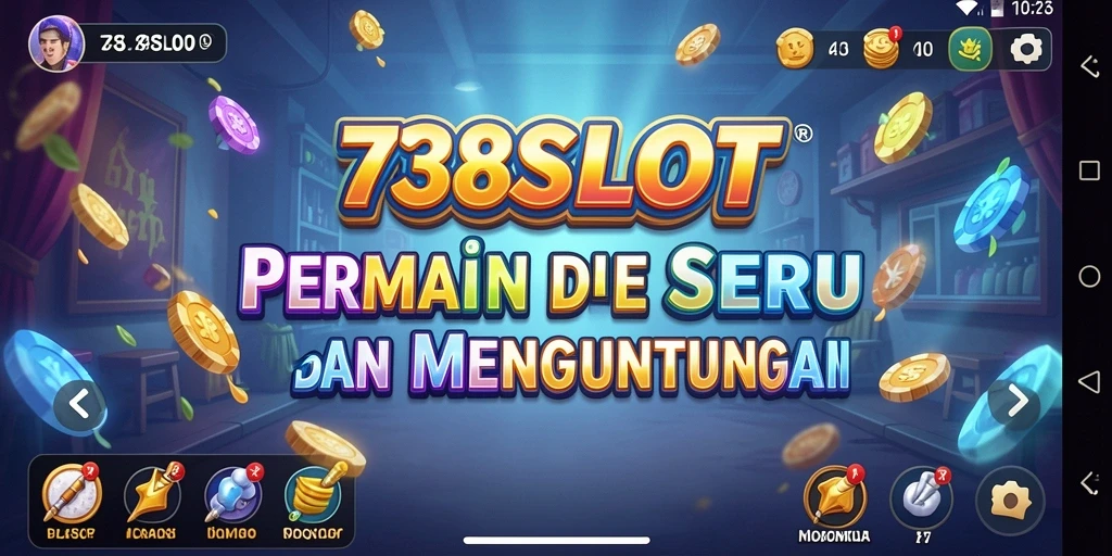 Tampilan gameplay <strong>738SLOT</strong> yang seru dan atraktif.