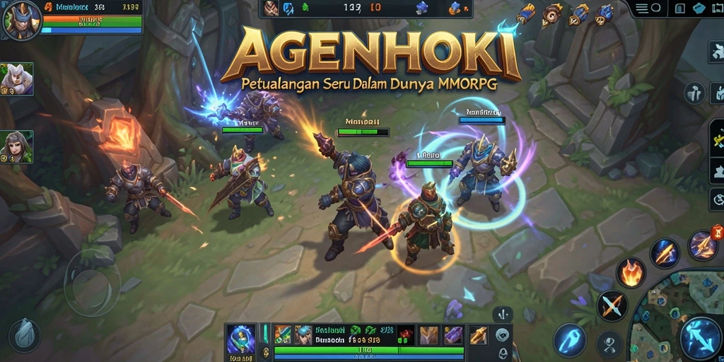 Tangkapan layar menghadirkan aksi seru dalam AGENHOKI.