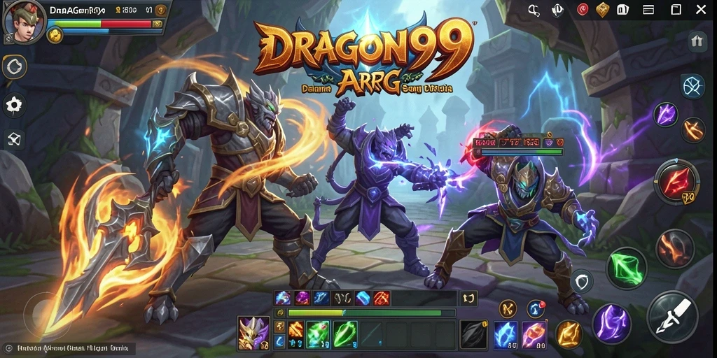 Gameplay seru di dunia fantasi DRAGON99