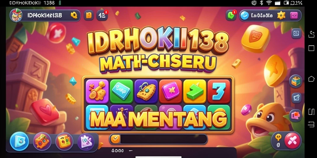 Tampilan gameplay match-3 yang seru dan warna-warni.