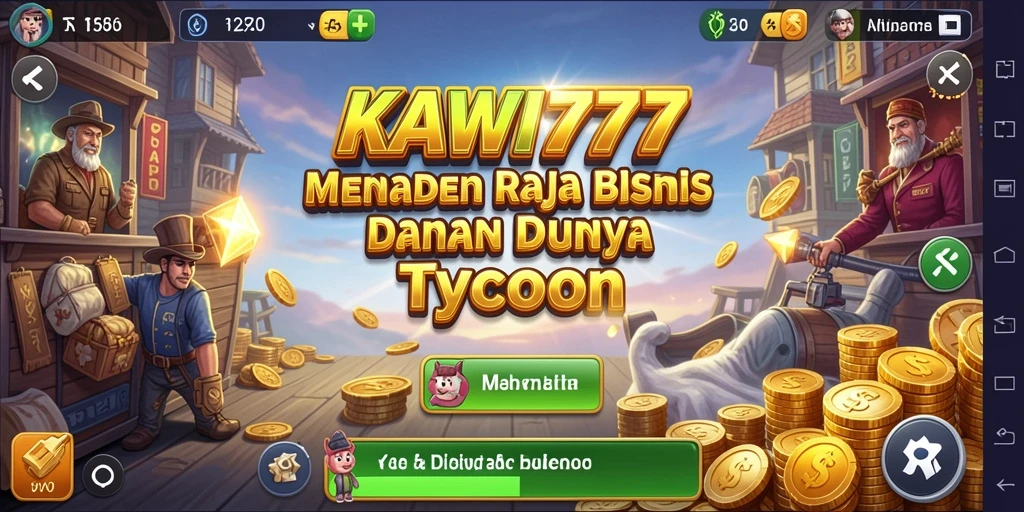 Tampilan gameplay KAWI777 yang menarik dan penuh tantangan.