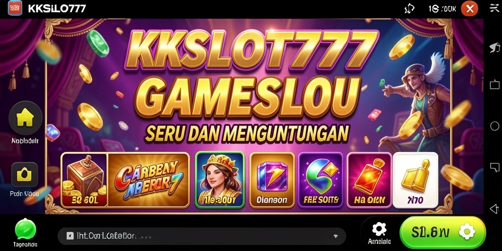 Tampilan gameplay KKSLOT777 yang menakjubkan dan seru.
