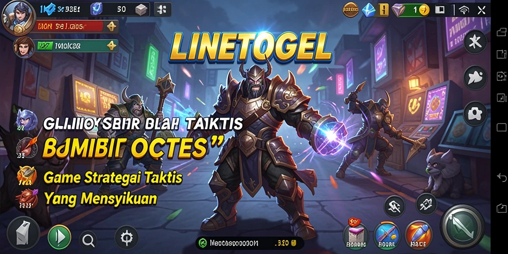 Tampilan gameplay menarik dan strategis dari LINETOGEL.
