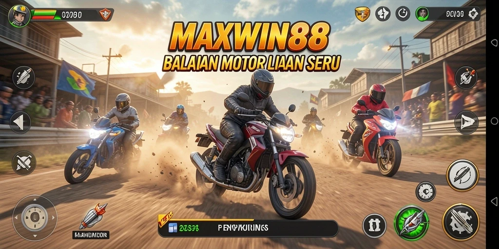 Gameplay seru balapan motor di MAXWIN88 yang mendebarkan.