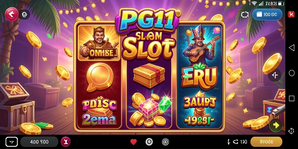 Tampilan gameplay PG11 yang menakjubkan dalam permainan slot.