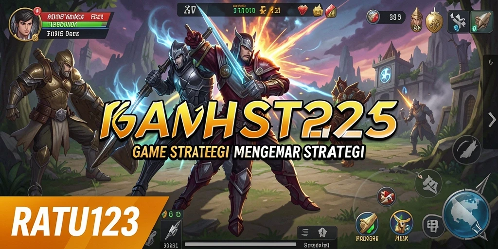 Screenshot gameplay RATU123 menunjukkan aksi strategis yang dinamis.