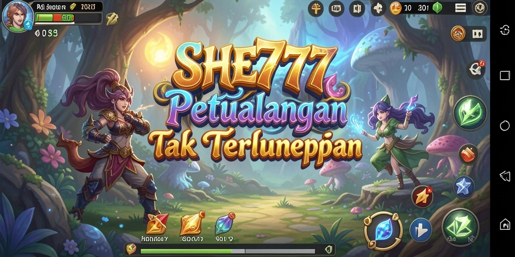 Gameplay menarik dengan petualangan di dunia fantasi.