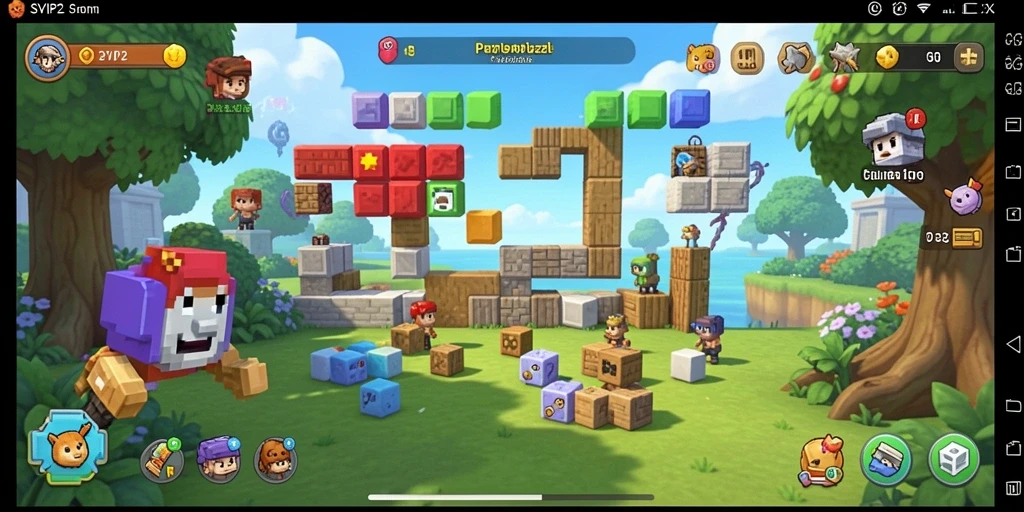 Screenshot gameplay menampilkan tantangan Puzzle yang seru.